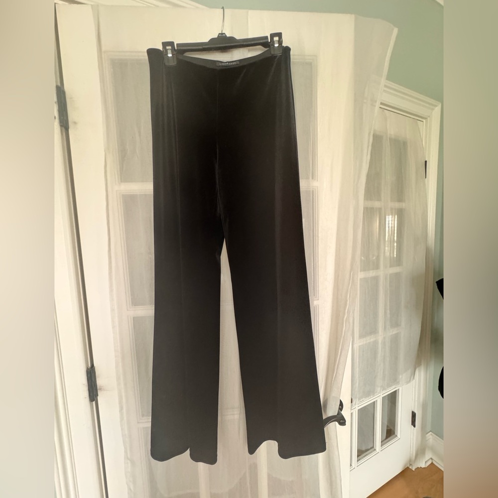 Vintage Wide Leg Velvet Pants with Timeless Elegance Small